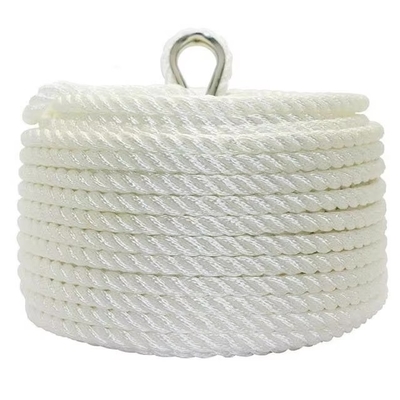 Corde en polyester résistante aux UV et aux produits chimiques à haute résistance pour usage maritime et industriel