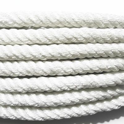 12mm White 3-Strand Polyester Rope for Marine Manual Anchor Winch