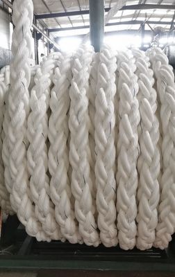 Vente à chaud 8 fils de corde en polypropylène 64mm PP ligne marine pour l'industrie de la pêche ligne d'amarrage
