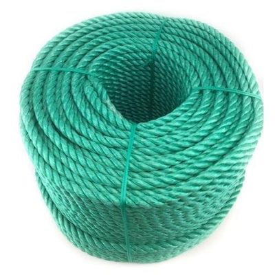 Corde en PP torsadée 3 brins de 6 mm résistante aux UV et imperméable - Corde torsadée en polypropylène haute résistance pour la logistique