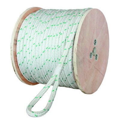 Couleur bleue 16 fils double tressé nylon ligne d'amarrage de quai et la ligne d'ancrage de la corde 6mm-60mm vente à chaud