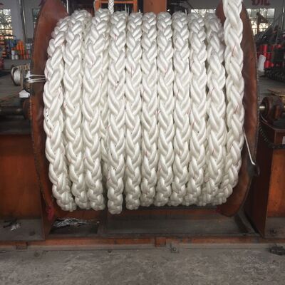 Câble d'amarrage en nylon tressé à 8 brins de qualité professionnelle, certifié ABS, écologique, pour bateaux