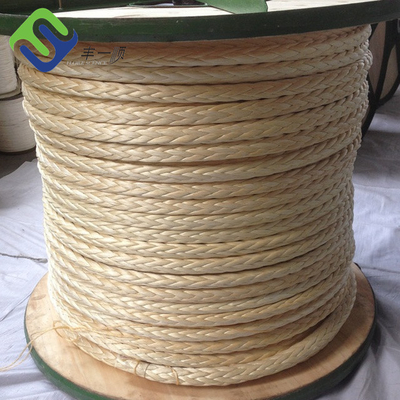 12 le brin de haute résistance Uhmwpe a tressé la corde Tow Mooring Rope For Shipyard