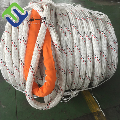 lignes d'amarrage résistantes corrosives de bateau de croisière Uhmwpe 29mm corde d'amarrage de 8 brins