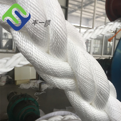 Amarrant la ligne d'amarrage en nylon corde tressée de yacht de brin de la haussière 8 de 48mmx220m