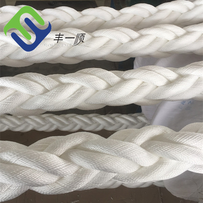 Amarrant la ligne d'amarrage en nylon corde tressée de yacht de brin de la haussière 8 de 48mmx220m