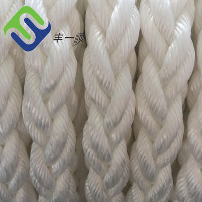 Amarrant la ligne d'amarrage en nylon corde tressée de yacht de brin de la haussière 8 de 48mmx220m