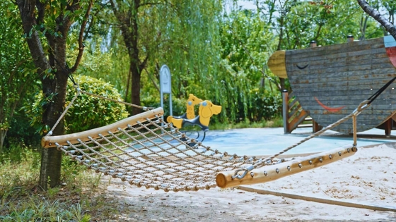 Corde 150CM*80CM de combinaison de terrain de jeu d'oscillation de l'hamac des enfants adaptés aux besoins du client