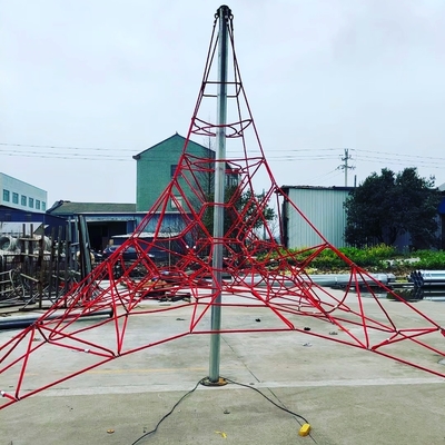 triangle s'élevante d'équipement de terrain de jeu net de corde de 16mm avec le connecteur en aluminium