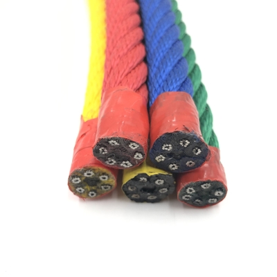 combinaison en acier de polypropylène de fil de la corde 6 de noyau de fil de terrain de jeu de 18mm
