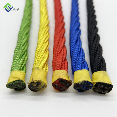 Fil 16mm du polyester 4 de corde de combinaison de terrain de jeu de fil de noyau