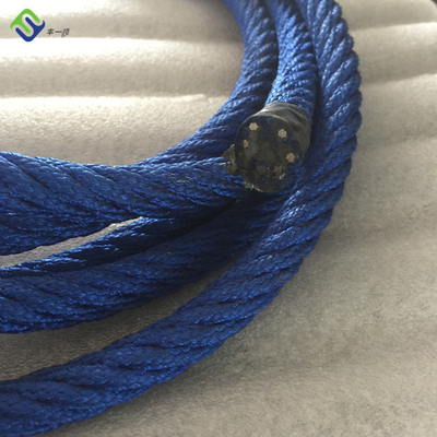 Résistant UV de corde de combinaison de polyester du terrain de jeu 16mm avec le noyau en acier
