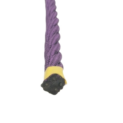 4 UV de corde de combinaison de polyester de brin stabilisés avec le noyau en acier