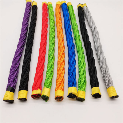Câble métallique tordu de combinaison de polyester 16mm 4 fils pour l'oscillation de terrain de jeu