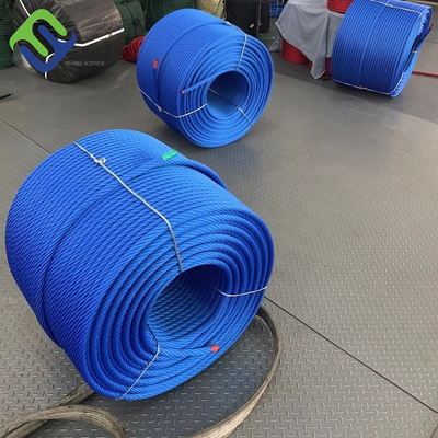 Abrasion extérieure 16mm résistant de corde de combinaison de terrain de jeu de brin de pp 6