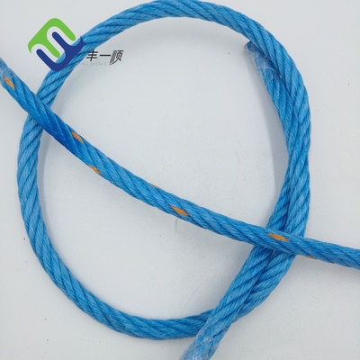 Corde de combinaison de multifilament du terrain de jeu pp de la corde 16mm de noyau de fil d'acier