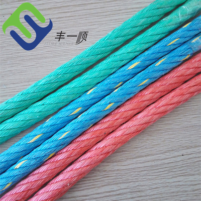 Corde de terrain de jeu du fil 16mm du noyau 6 de fil d'acier de câble métallique de combinaison de monofilament de pp
