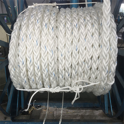 60mm corde Marine Hawser Yacht Mooring Lines de tresse de 8 brins pour le bateau