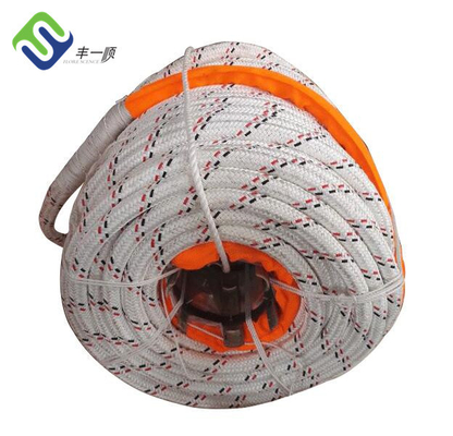 Corde d'amarrage de remorqueur de navire à double tresse de noyau UHMWPE avec couverture en polyester