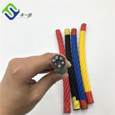 6 brins de polypropylène PP, corde de combinaison de 16 mm pour l'escalade des filets