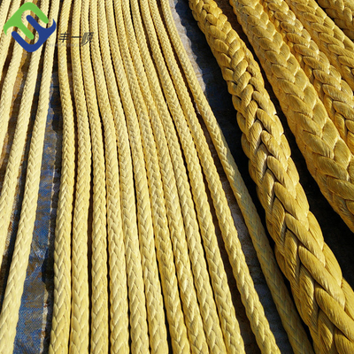 Résistant UV de flottement de la corde 40mmx300m UHMWPE de spectres de brin de la marine 12