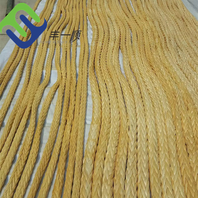Résistant UV de flottement de la corde 40mmx300m UHMWPE de spectres de brin de la marine 12
