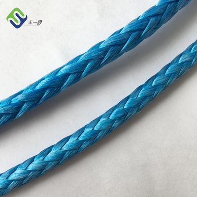 À haute résistance résistant du treuil 12 du brin UHMWPE d'abrasion synthétique de la corde 10mm