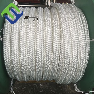corde en nylon de yacht de double tresse de 30mm - de 200mm flottant 2 pouces Marine Rope