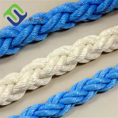 La ténacité élevée Marine Braided Poly Rope de corde de polyester de brin de la résistance à l'usure 8