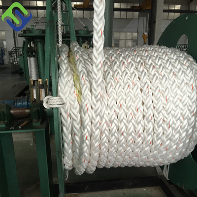 Diamètre 56mm×220m corde de amarrage en nylon tressée de 8 brins avec le certificat d'ABS