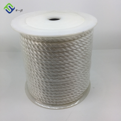 Ligne en nylon universelle corde d'ancre de 3 brins de dock de noir de polyamide