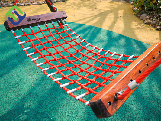 Hamac en corde renforcée pour aire de jeux extérieure Hamac d'arbre 150 cm x 80 cm