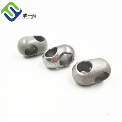 Aluminium croisé 16mm 34g de connecteur de corde de terrain de jeu de corde argentée