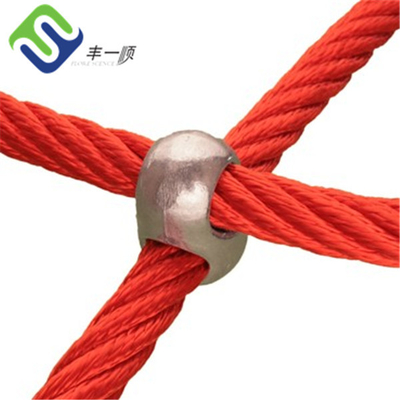 Aluminium croisé 16mm 34g de connecteur de corde de terrain de jeu de corde argentée