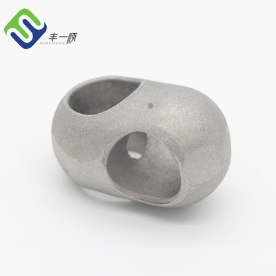 Aluminium croisé 16mm 34g de connecteur de corde de terrain de jeu de corde argentée