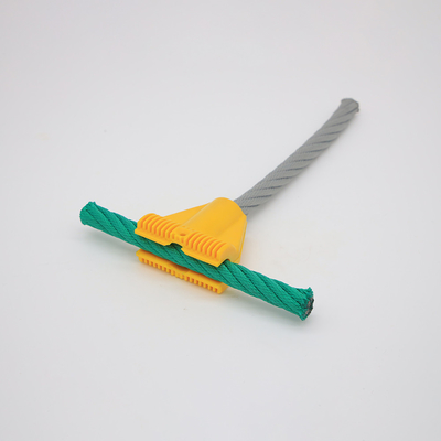Connecteur en plastique 16mm de corde de terrain de jeu de PA6 T coloré pour le filet s'élevant