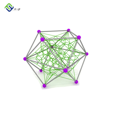 le Web net s'élevant adapté aux besoins du client Diamond Shape TUV de corde de terrain de jeu d'enfants a fourni