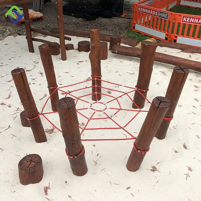 Filet s'élevant adapté aux besoins du client de corde de filet d'araignée de tailles pour le terrain de jeu d'enfants