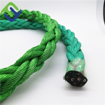 Corde de combinaison de monofilament de 8 brins pp 1000M par petit pain pour étendre le bateau de câble