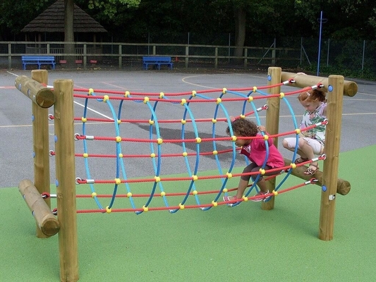 Tunnel de corde de combinaison de terrain de jeu du diamètre 16mm pour le jeu d'enfants