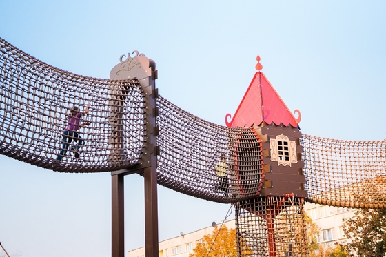 Tunnel de corde de combinaison de terrain de jeu du diamètre 16mm pour le jeu d'enfants