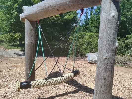 150mmx4 dose le pont de corde de terrain de jeu avec le cordage d'armement de combinaison