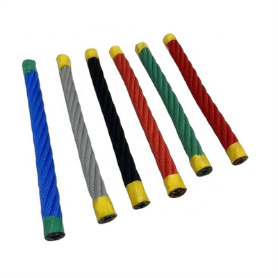 Corde 16mm résistant UV de combinaison de polyester renforcée par brin extérieur du terrain de jeu 6