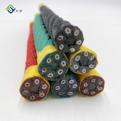 Résistant UV de corde de combinaison de polyester du terrain de jeu 16mm avec le noyau en acier