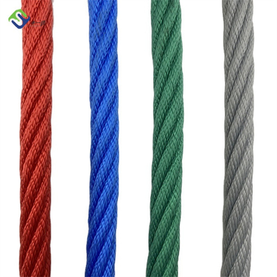 6 corde de combinaison de noyau de fil d'acier du fil 16mm pp pour le filet s'élevant de terrain de jeu